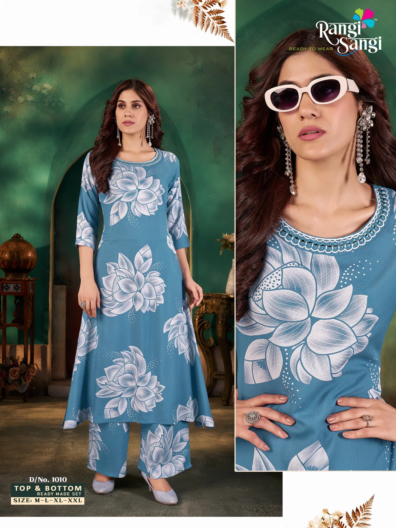 Rangi Sangi Co Ord Sets Long Outfits Rayon Printed Exporters In India
